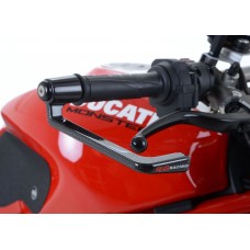 R&G Racing Pure Carbon Fibre Brake Lever Guard for Ducati Monster 1200S/1200R '17-'22, Supersport (S) '17-'22, Streetfighter V2 '22 and KTM 690 SMC-R '19-'22